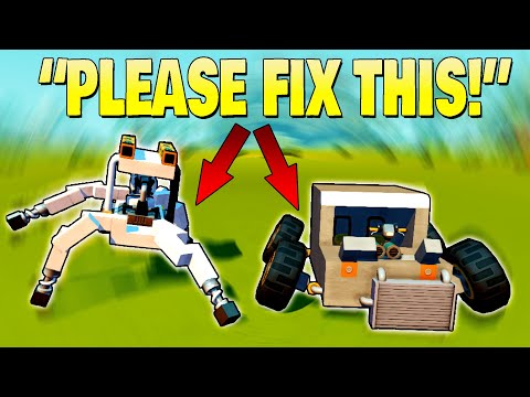 I Searched For Creations That Need Fixing and Repaired Them!  - Scrap Mechanic