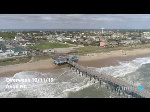 Overwash 10/11/19 Avon NC