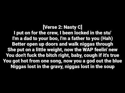 SKHANDAWORLD, K.O & Nasty C - Too Much (Lyrics)