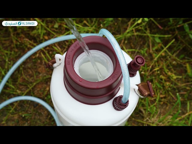 شطاف رحلات 3 لتر ، يحافظ على النظافة في أي مكان،ضمان سنتان