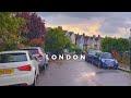 Beautiful Residential London In RAIN Chiswick Village London Walking Tour