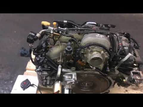 JDM SUBARU FORESTER ENGINE LEGACY OUTBACK IMPREZA 2002-2005 2.5L EJ25 SOHC ENGINE: video still