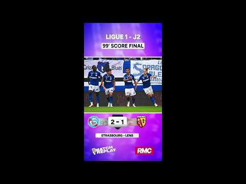 Strasbourg 2-1 Lens : Les Lensois trébuchent à la Meinau, les comms RMC