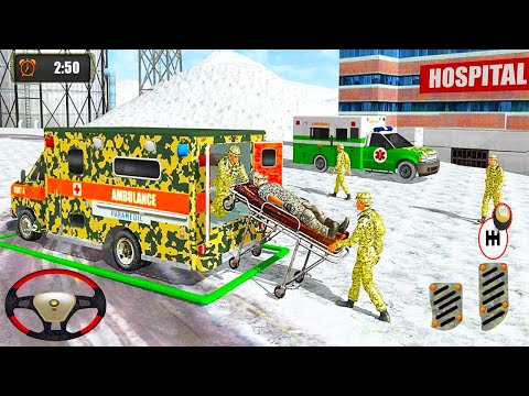Army Ambulance Driving 2021 - US Soldier Rescue Game - Android GamePlay
