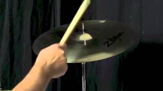 Video thumbnail for Zildjian 16'' A Custom Crash by The Drum Shop - Portland, Maine