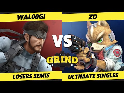 The Grind 177 Losers Semis - Wal00gi (Snake) Vs. ZD (Fox) Smash Ultimate - SSBU