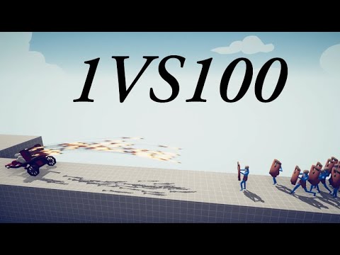 HWACHA VS ALL 100 TRIBAL UNIT  -Totally Accurate Battle Simulator TABS  tabs (2021)