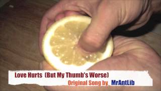 Love Hurts (but my thumb's worse)  Original Song by MrAntLib *Prod. by Hi-Fly Productions*