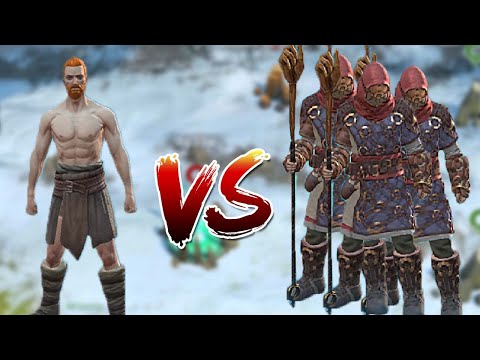 Как нагнуть ребят в фул фиоле без оружия и брони ? Frostborn: Coop Survival