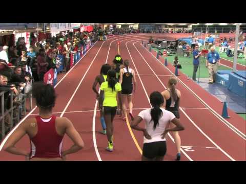 Girls 60m Freshman Final - New Balance Nationals Indoor 2014