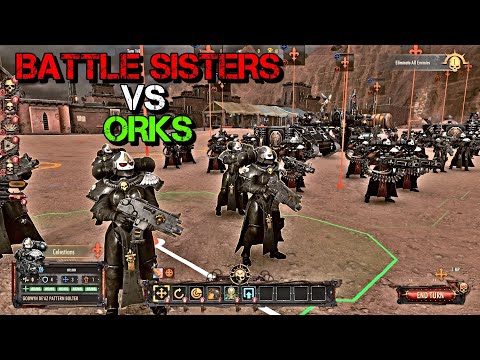 Warhammer 40K Battlesector | ADEPTA SORORITAS / SISTERS OF BATTLE vs BRUTAL ORKS