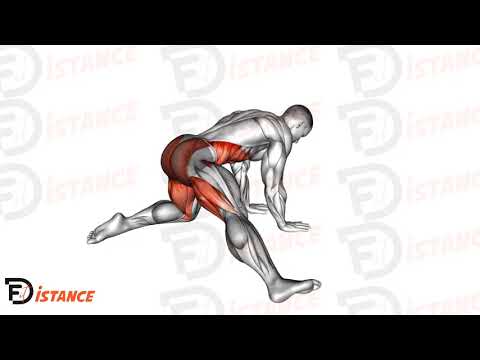 Exercice Étirement des adducteurs à genoux