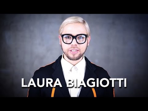 How to pronounce LAURA BIAGIOTTI
