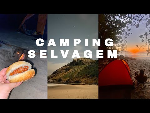Trilha | Camping SELVAGEM na Praia do Perigoso em Barra de Guaratiba - RJ