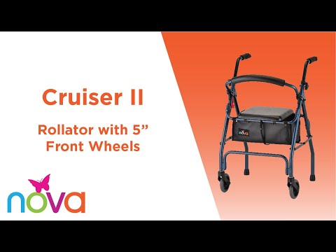 Cruiser II Rollator with 5" Front Wheels 4201