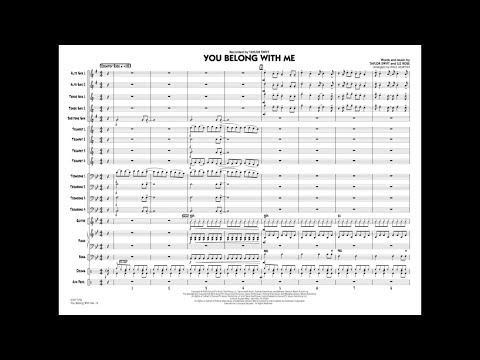 You Belong With Me arranged by Paul Murtha