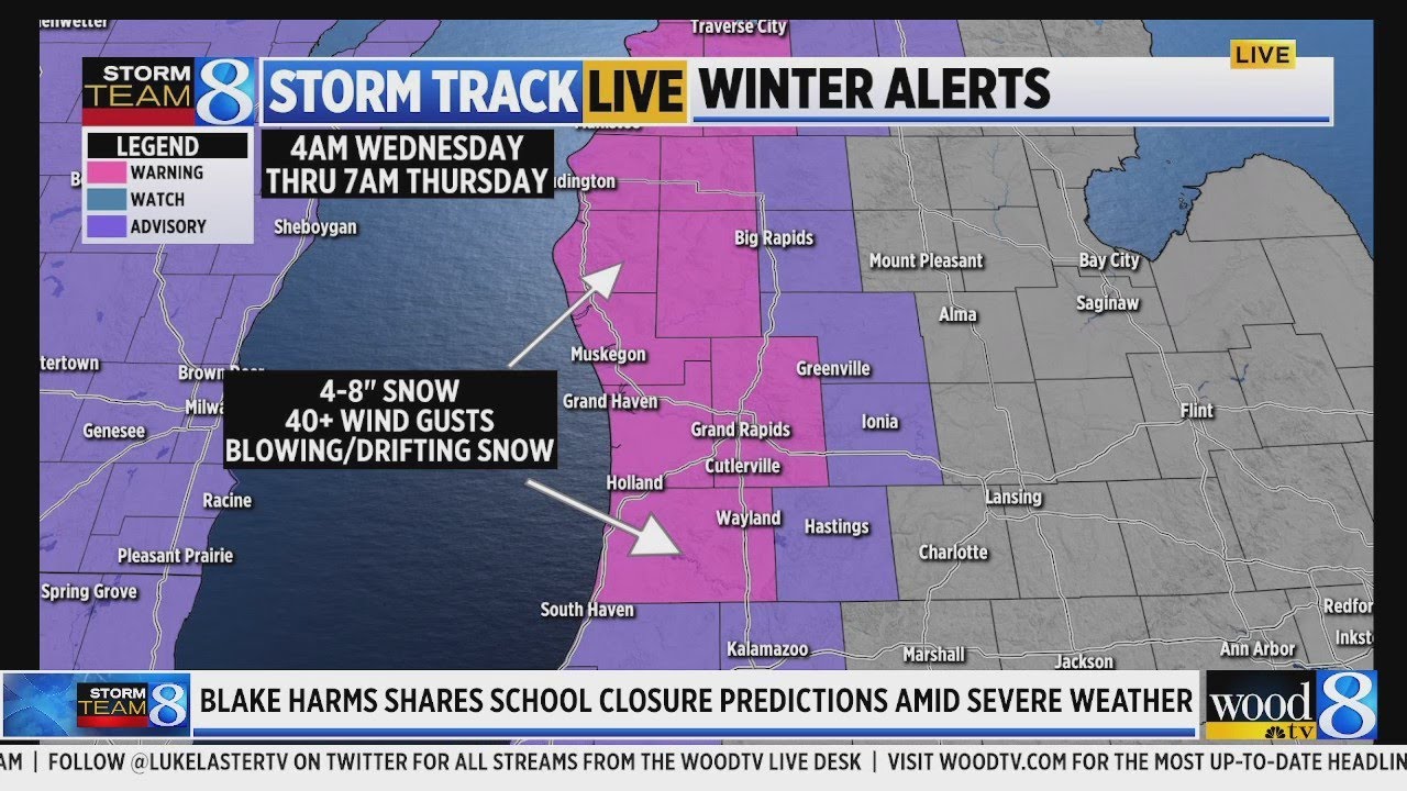 School closure predictions amid severe weather