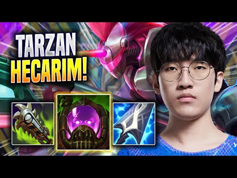 TARZAN IS A GOD WITH HECARIM! - LNG Tarzan Plays Hecarim JUNGLE vs Zed! | Season 2022