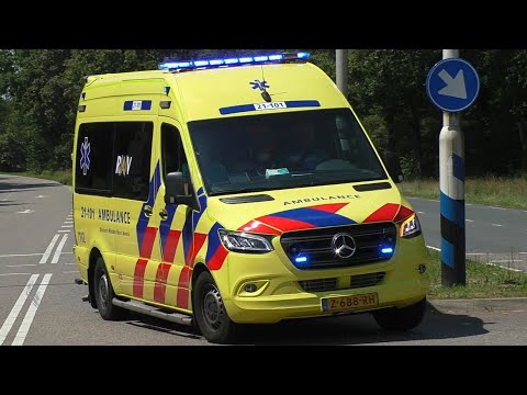 [Primeur] Ambulance 21-101 met spoed naar een melding in Oss