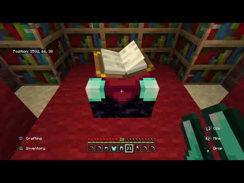Minecraft- diamond crafting, enchanting and potion making