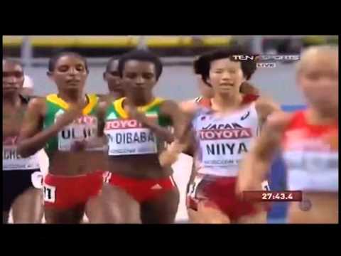 Tirunesh Dibaba(Ethiopian Queen) in Moscow WC 2013