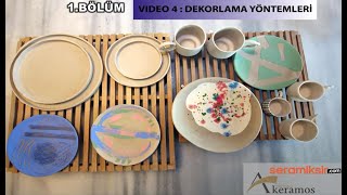 Seramik Dekorlama Yöntemleri - Seramiksir & Akeramos Sanat Merkezi
