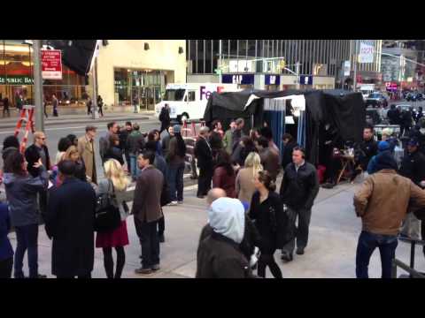 Commercial shooting in the streets of New York