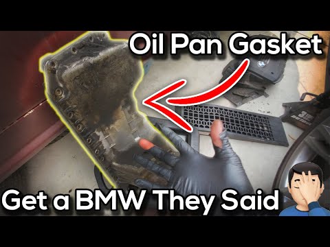 How To Replace Your 328i Oil Pan Gasket Or Any N52 (EASY)