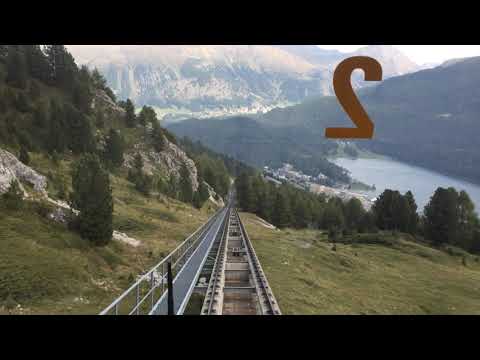 Standseilbahn Chantarella - Corviglia, St. Moritz Corviglia