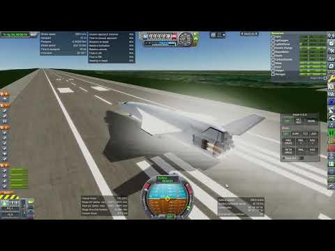 Realism Overhaul in KSP 1.8.1 - Methane Jet Engine for the Orion Carrier Plane