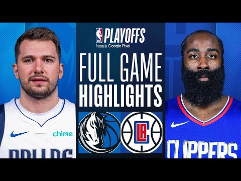 #5 MAVERICKS at #4 CLIPPERS FULL GAME 1 HIGHLIGHTS April 21, 2024