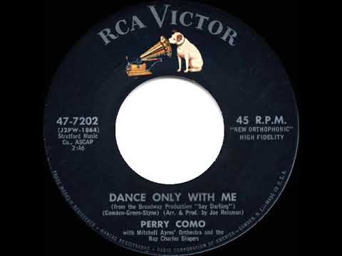 1958 HITS ARCHIVE: Dance Only With Me - Perry Como