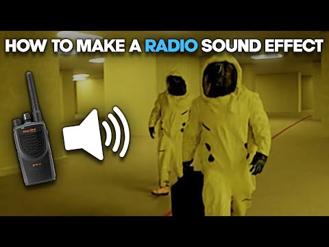 How To Make a Radio Sound Effect In Audacity (EASY)