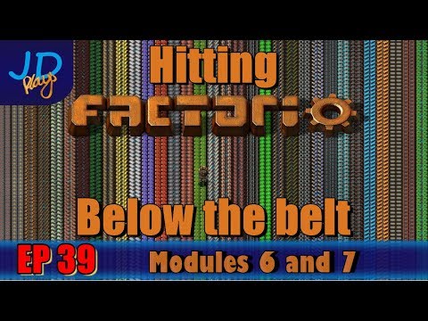 Hitting Factorio Below the Belt EP39 Modules 6 and 7 Blue Science and so many engines