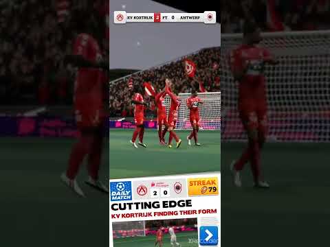 Score Hero 2022 / Daily Match : KV Kortrijk - Royal Antwerp FC