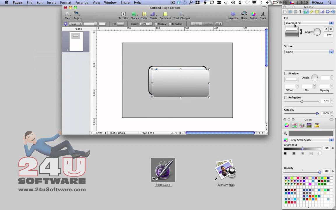 Designing User Interface Buttons in Pages (improved)