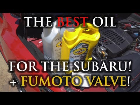 How to "Oil Change" for the Subaru WRX 2015-2018 + FUMOTO VALVE! (4k)
