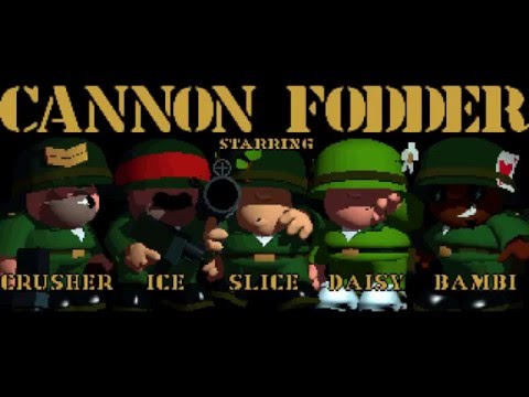 Cannon Fodder (PC/DOS) Intro "Floppy Version" 1993, Virgin interactive/Sensible software