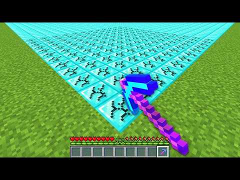 Minecraft ama TEK BLOK ELMAS