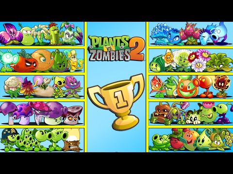 Tournament 10 Team Plants Battlez - Who Will Win? - PvZ 2 Team Plant vs Team Plant