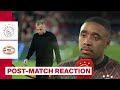 Reactions John Heitinga & Steven Bergwijn after Ajax - PSV