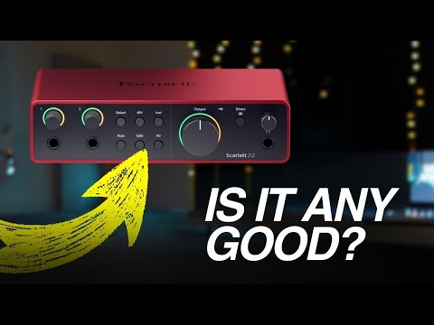 Focusrite Scarlett 2i2 (4th Gen) — The Best Beginner Interface?