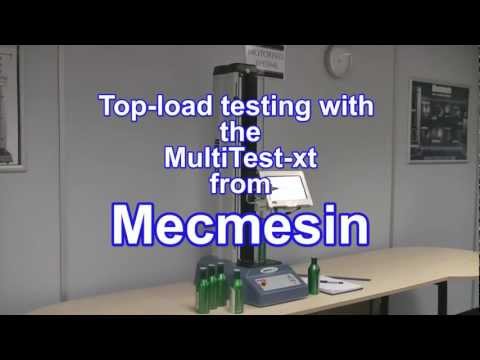 Top-load Testing of PET Bottles - Mecmesin Force Measurement