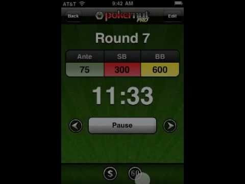 Awesome iPhone Poker Timer - YouTube