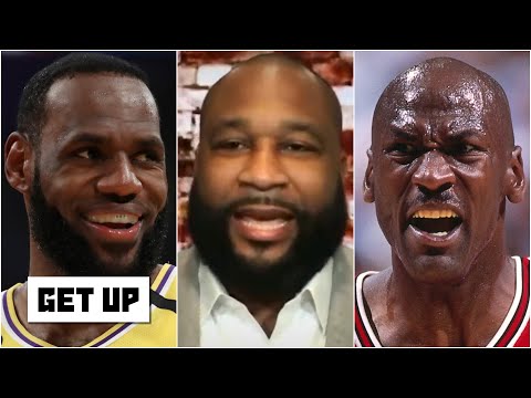 I don't care what Magic said about Jordan, LeBron James is still the GOAT - Marcus Spears | Get Up
