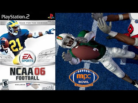 Playing NCAA Football 06 in 2022! - MPC Computers Bowl (PS2)