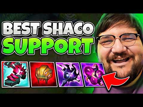 MY BEST SHACO SUPPORT GAME OF THE YEAR!! (SO MANY HILARIOUS OUTPLAYS)