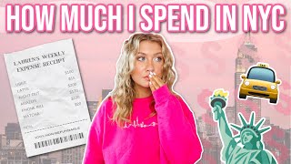 What I Spend In A Week | Living in New York City & Being A Full Time YouTuber | LN x NYC