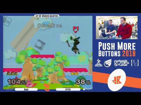 [Melee Singles WQ] Kage(Ganon) vs Iifter(Peach) [Push More Buttons 2018]