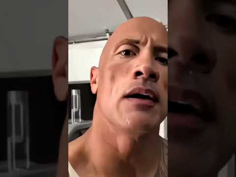 Скала мем с бровью